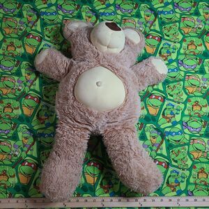 Vintage 1980s Xavier Roberts Furskins Bear Plush 22" Stuffed Animal